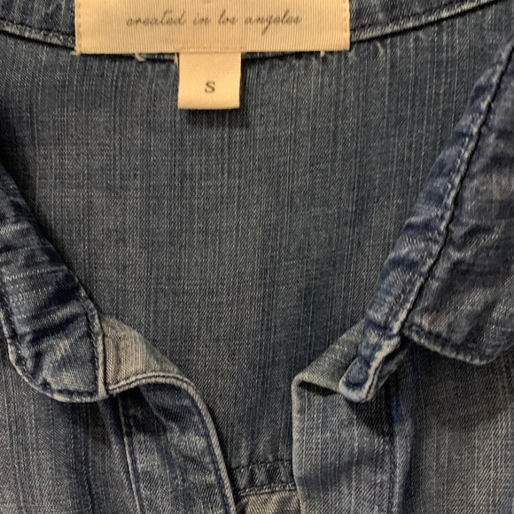 Women’s cloth & stone chambray size Small - Picture 4 of 5